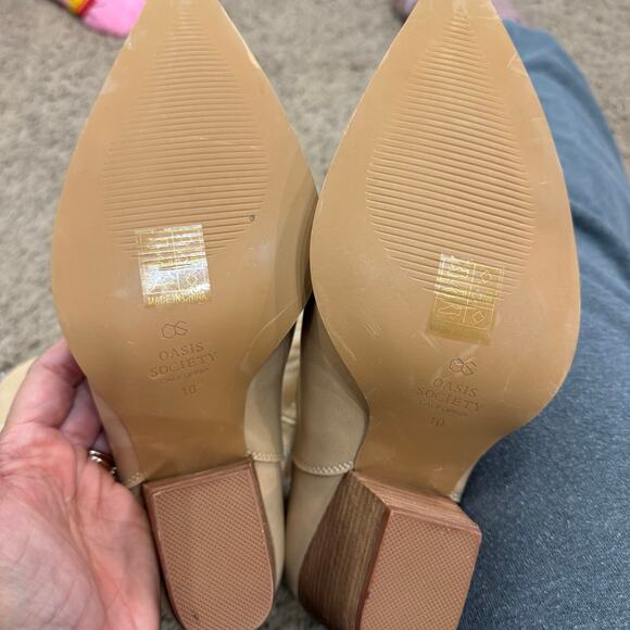 Oasis Society Almond Emersyn Starburst Embroidery Cowboy Boots Sz 10 - Picture 6 of 11